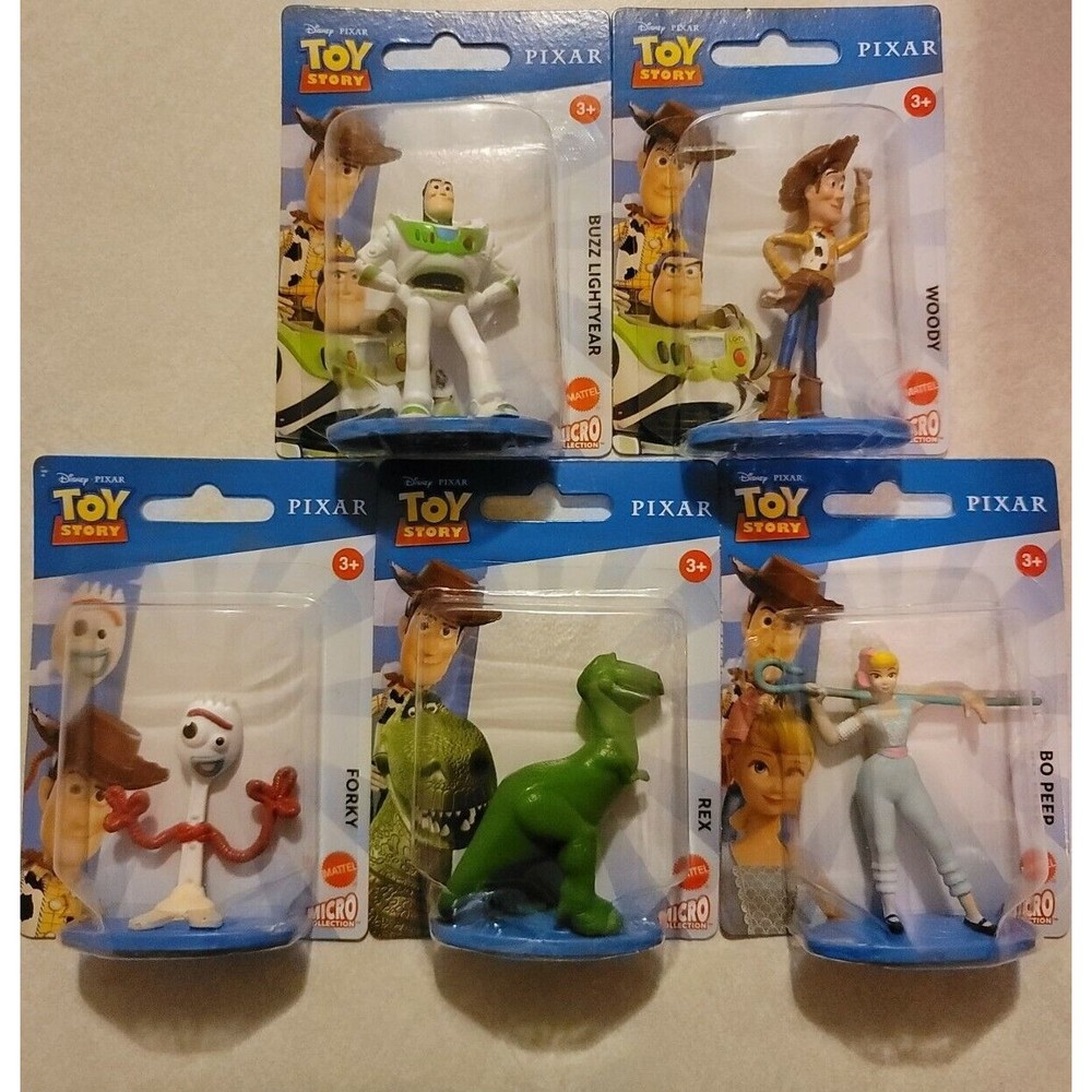 Toy Story Disney Mattel Micro Collection * Buzz * Woody * Forky * Bo Peep * Rex